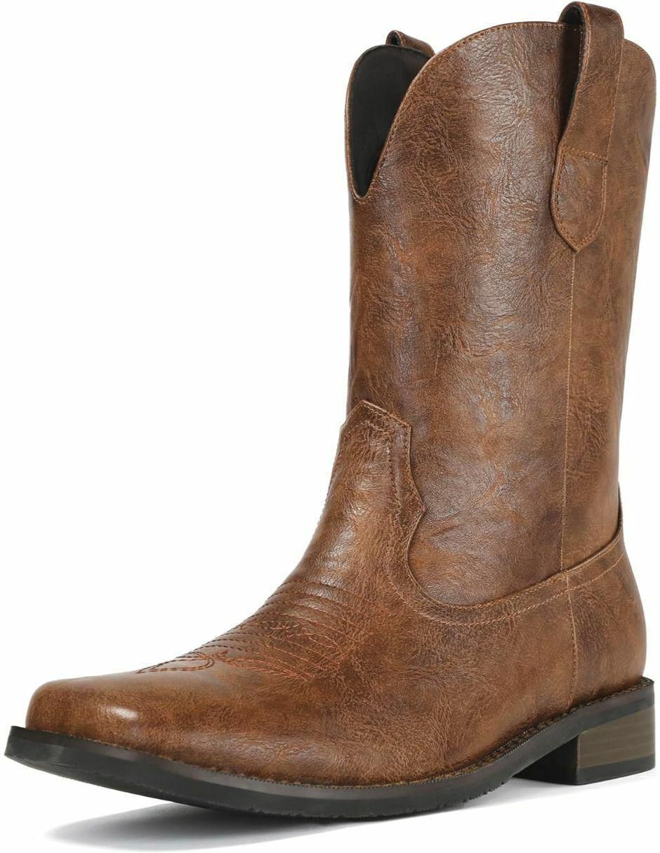 Bota Western Ss-2024 de piel para hombre