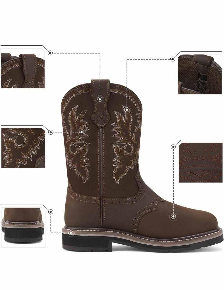 Bota Western Ss-2024 de piel para hombre 2