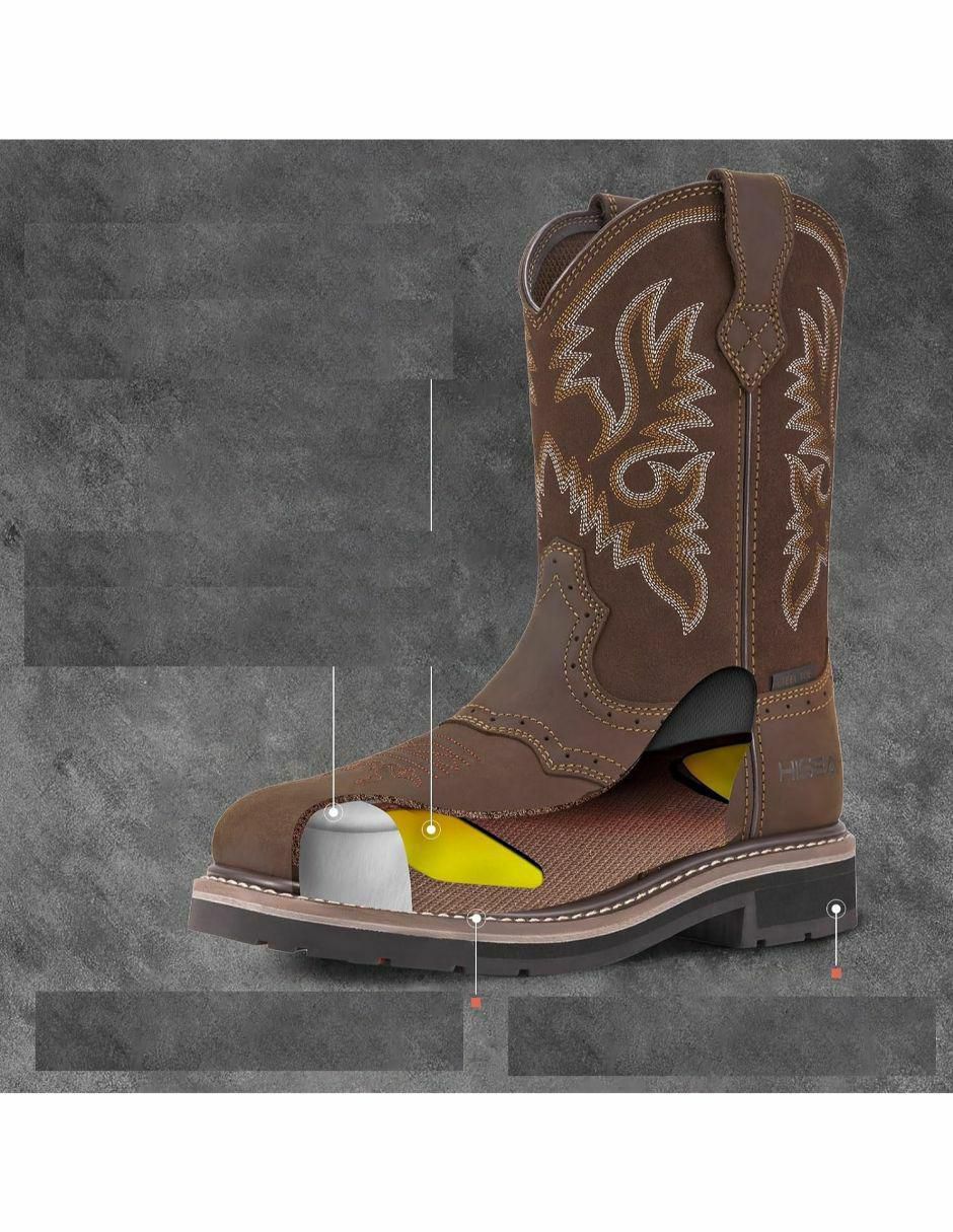 Bota Western Ss-2024 de piel para hombre 3