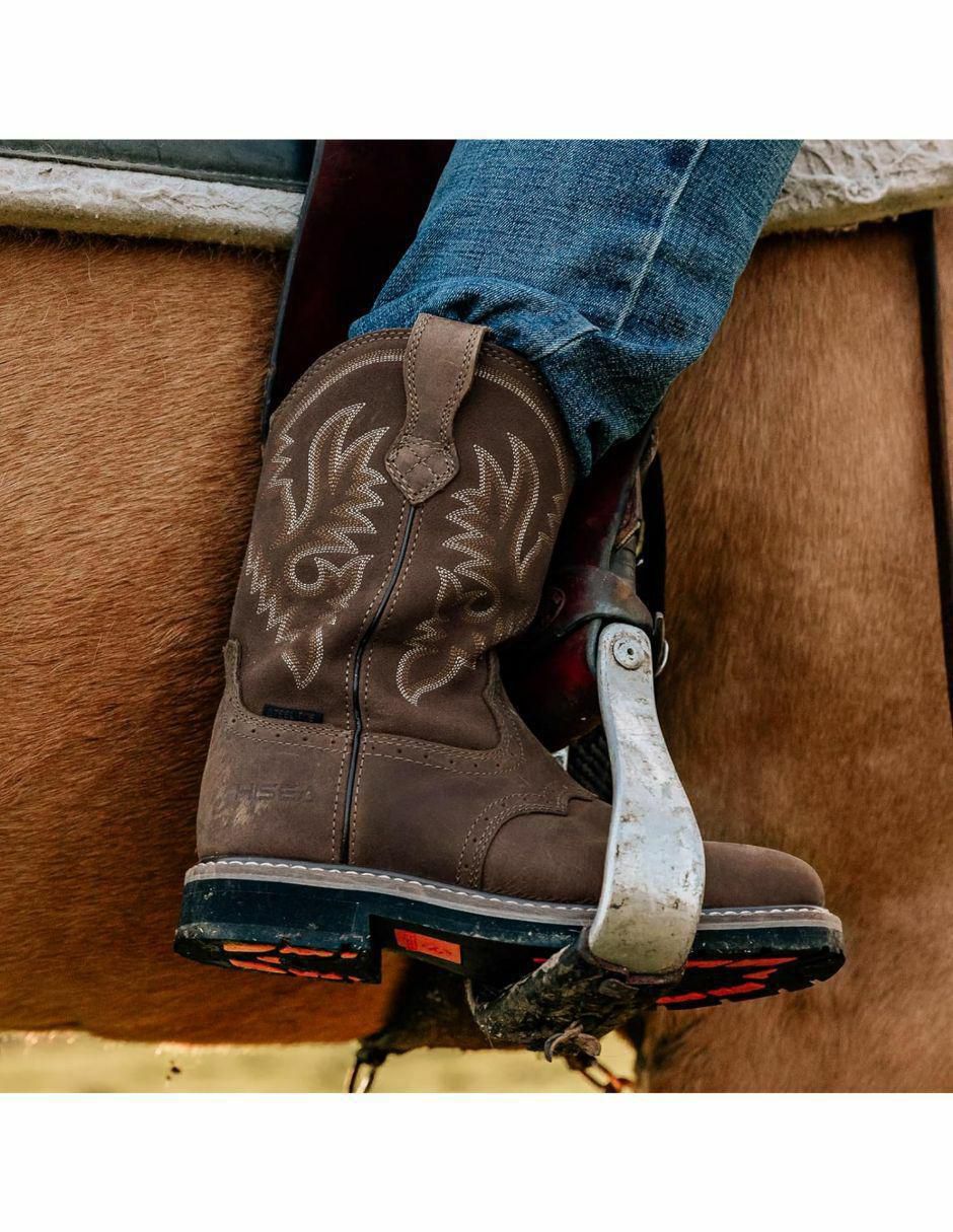 Bota Western Ss-2024 de piel para hombre 4
