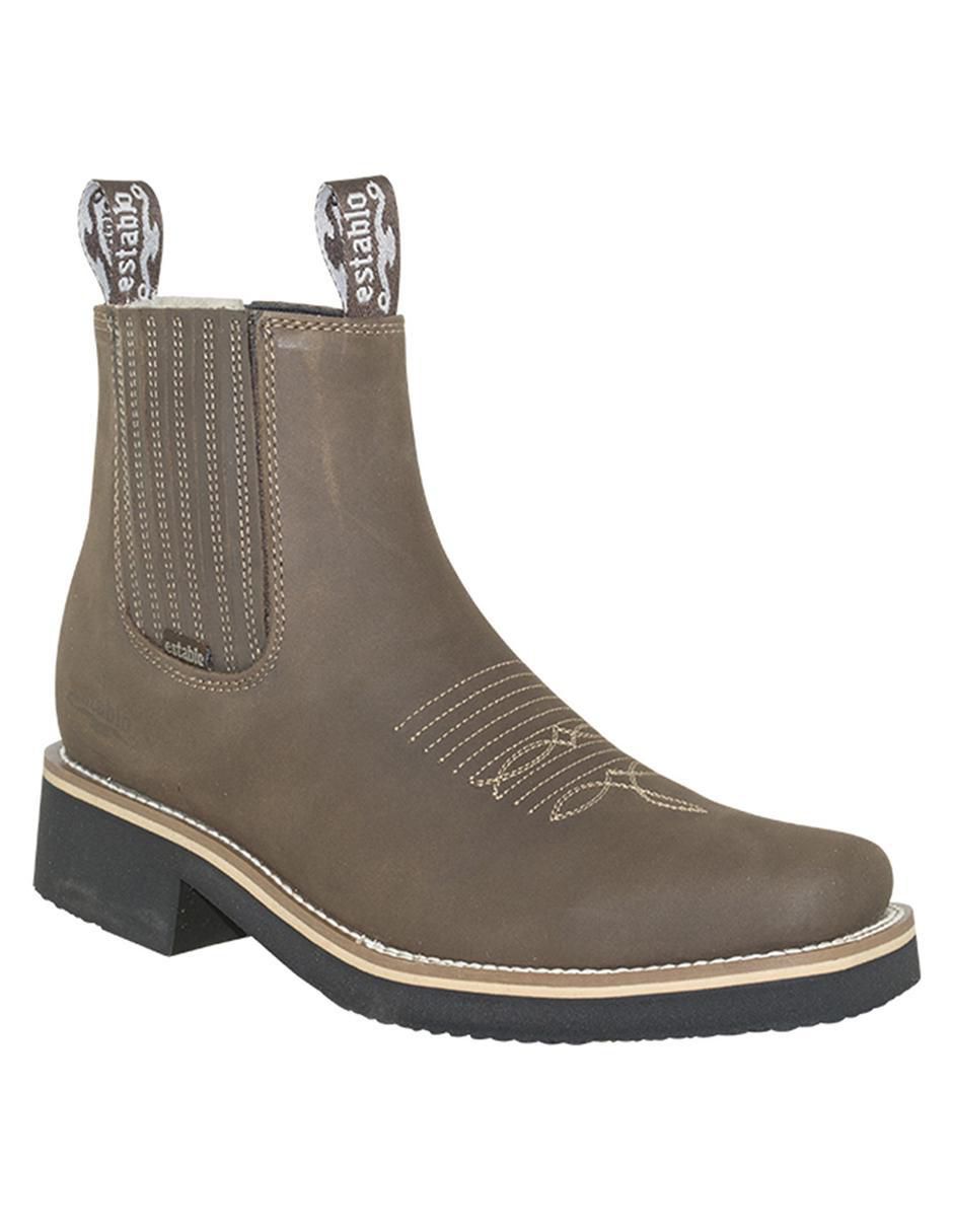Bota Rodeo de piel para hombre