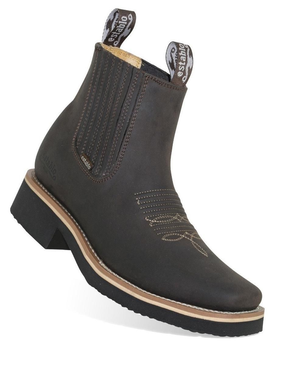 Botín Rodeo de piel para hombre 5