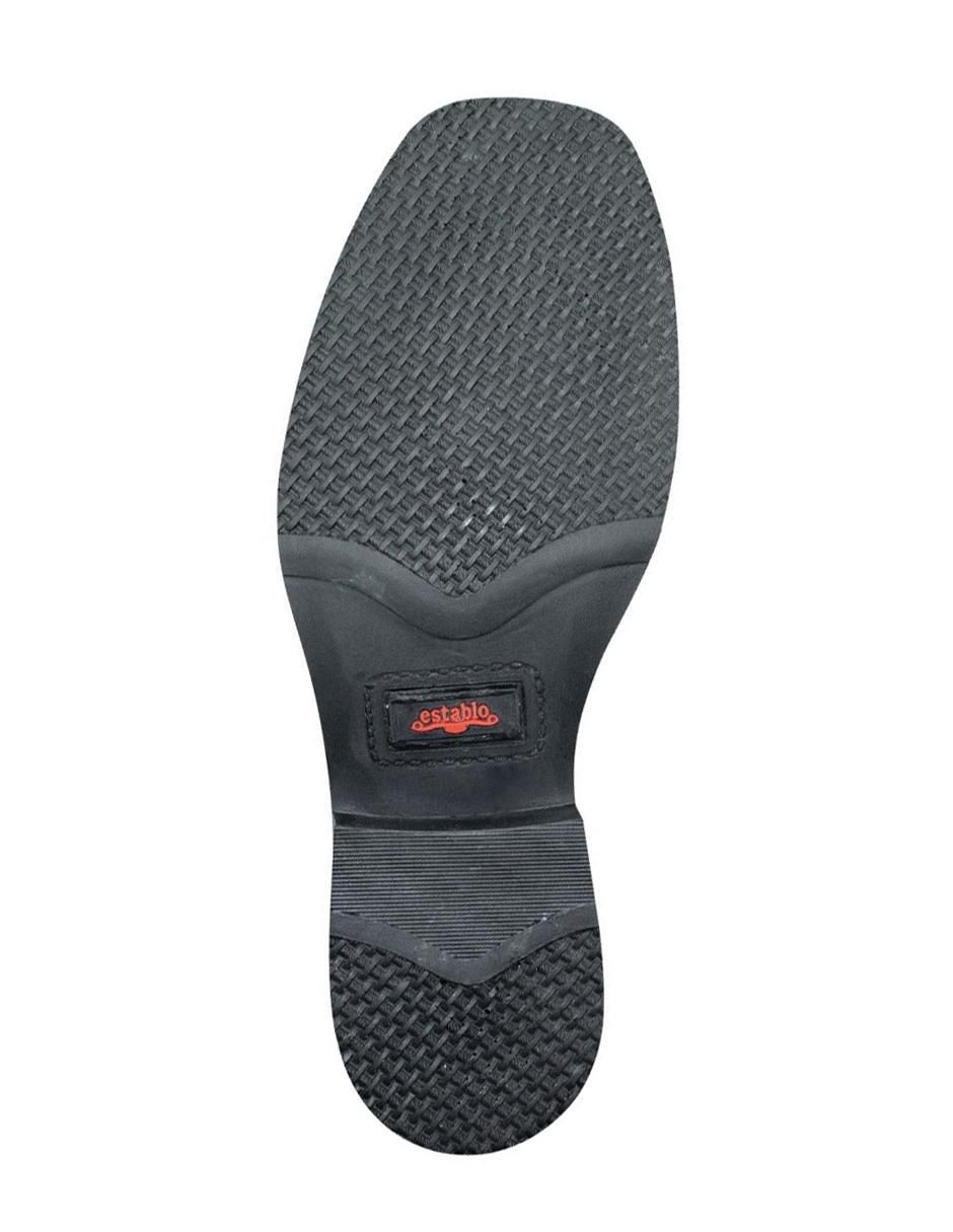 Botín Rodeo de piel para hombre