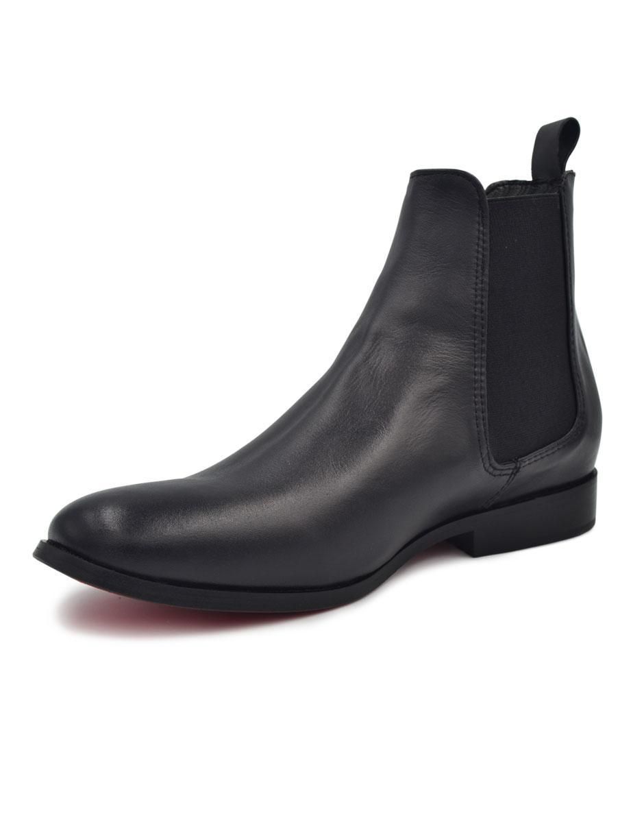 Botín de piel para hombre