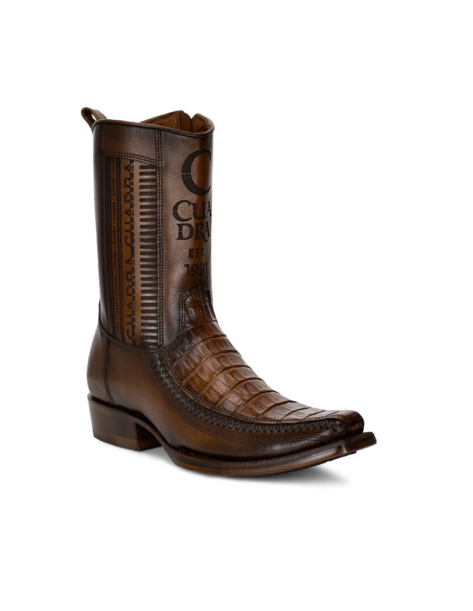 Bota de piel para hombre
