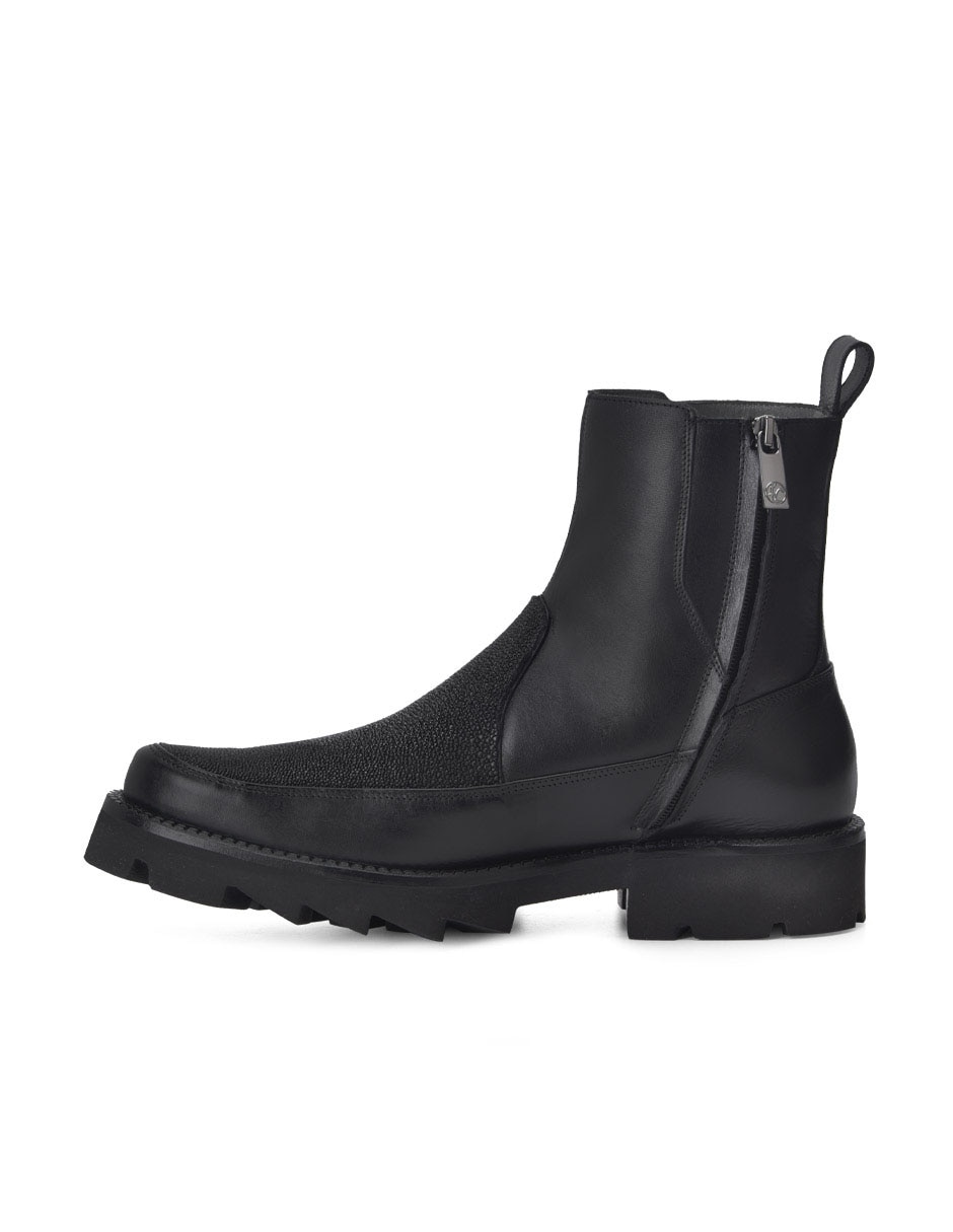 Botín de piel para hombre 2