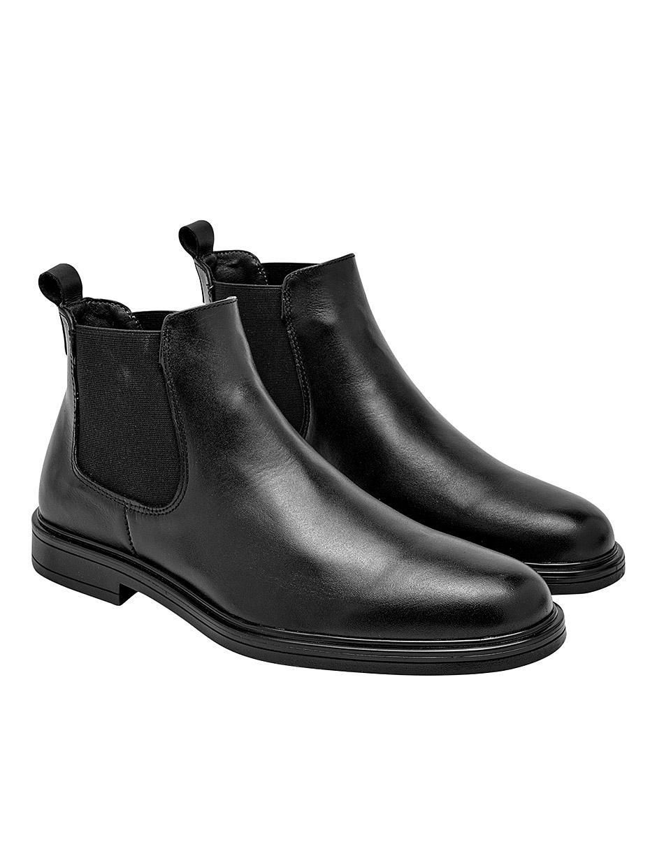 Botín de piel para hombre