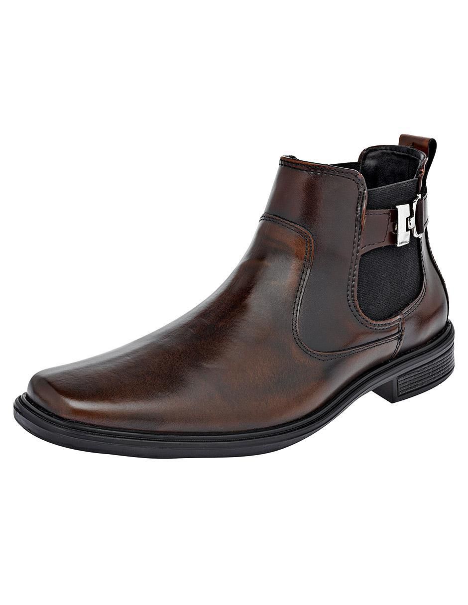 Botín de piel para hombre Botín de piel para hombre