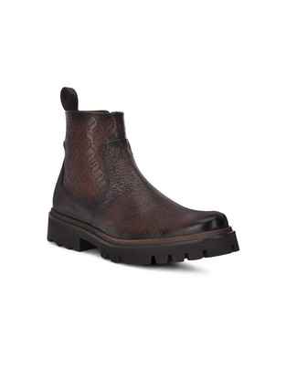 Botín de piel para hombre