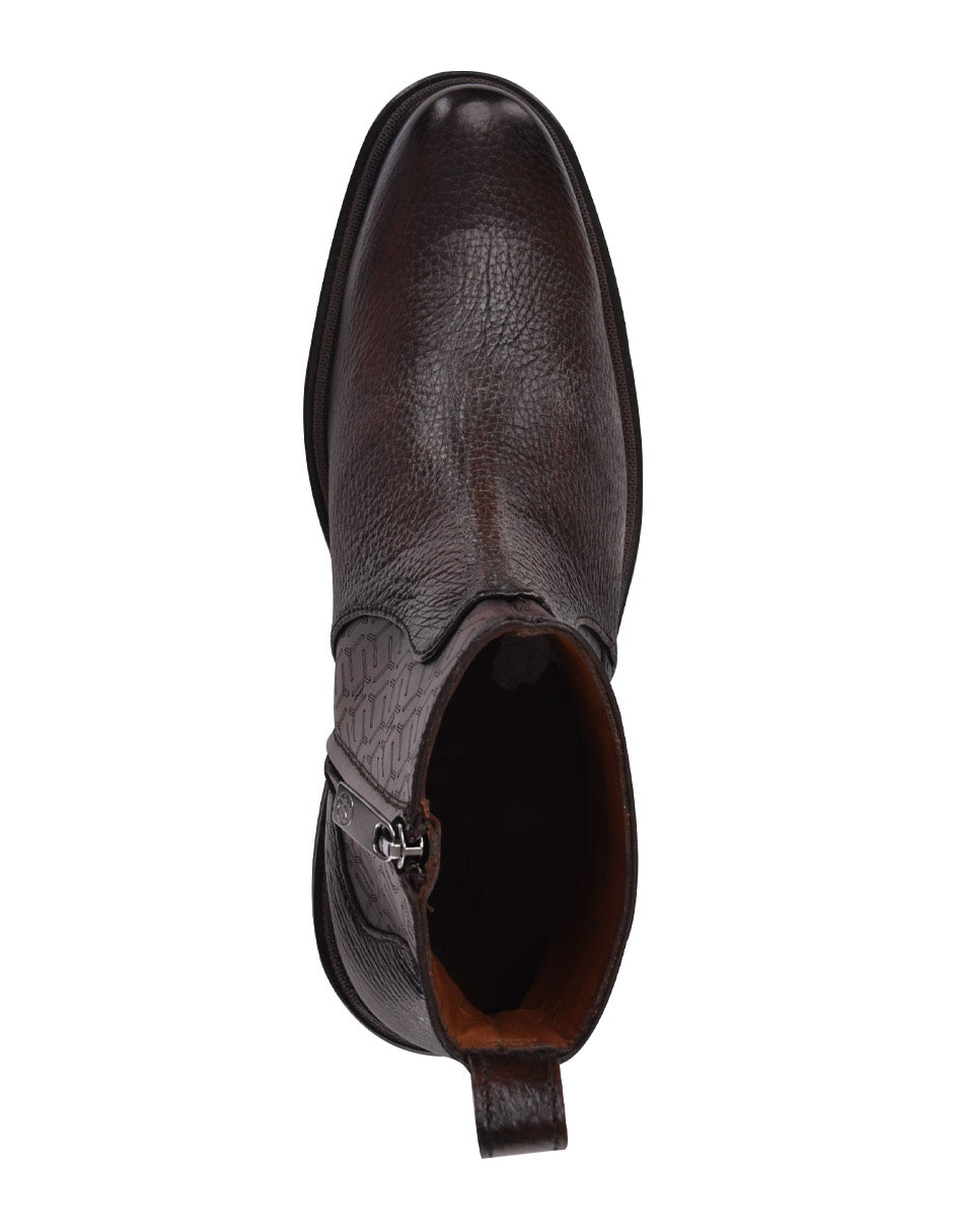 Botín de piel para hombre 4
