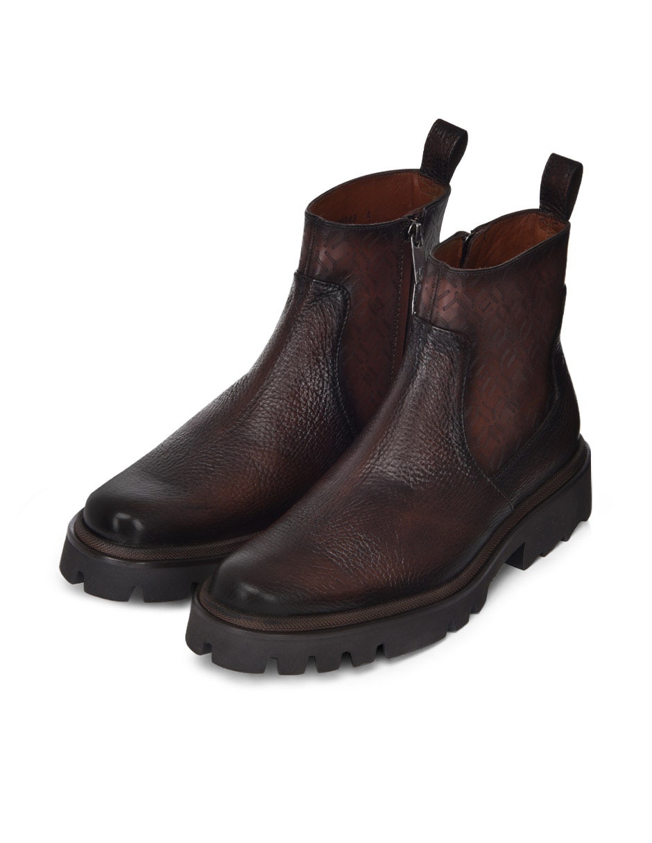 Botín de piel para hombre 2