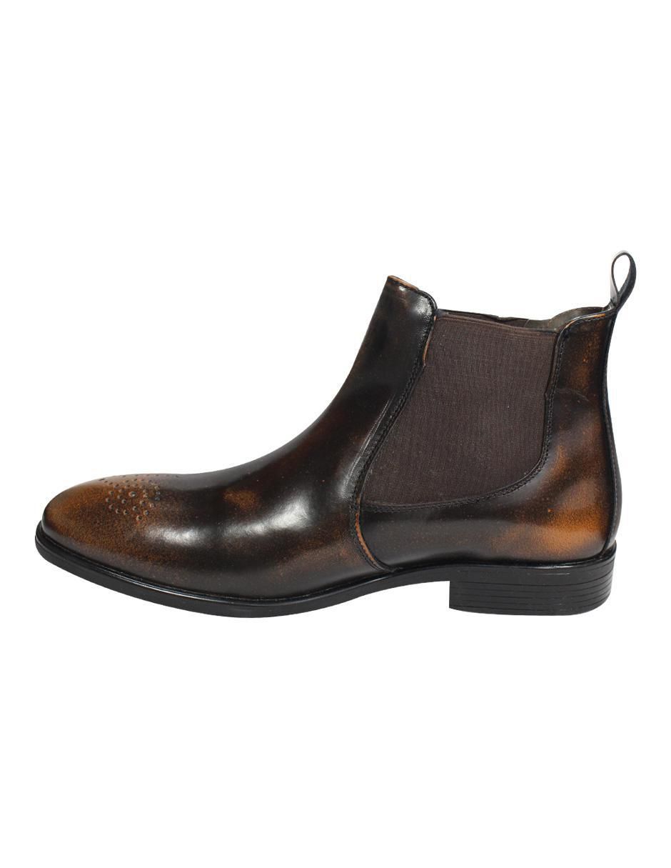 Bota de piel para hombre
