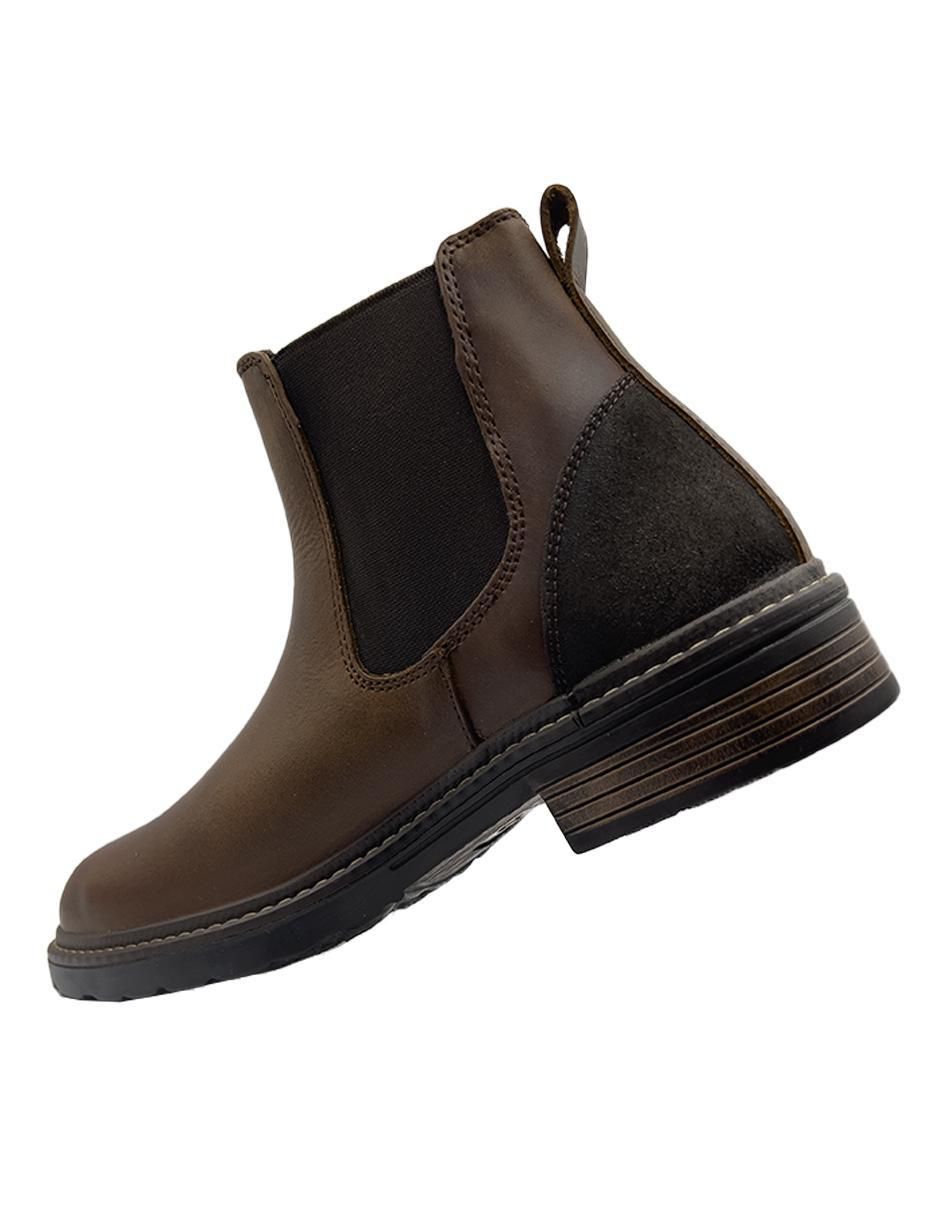 Bota de piel para hombre