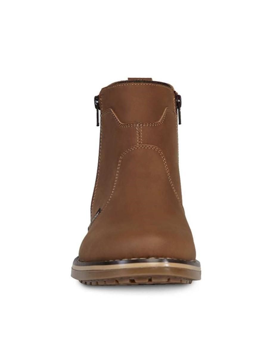 Bota de piel para hombre