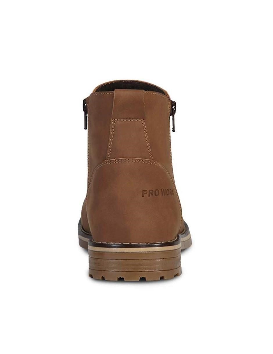 Bota de piel para hombre