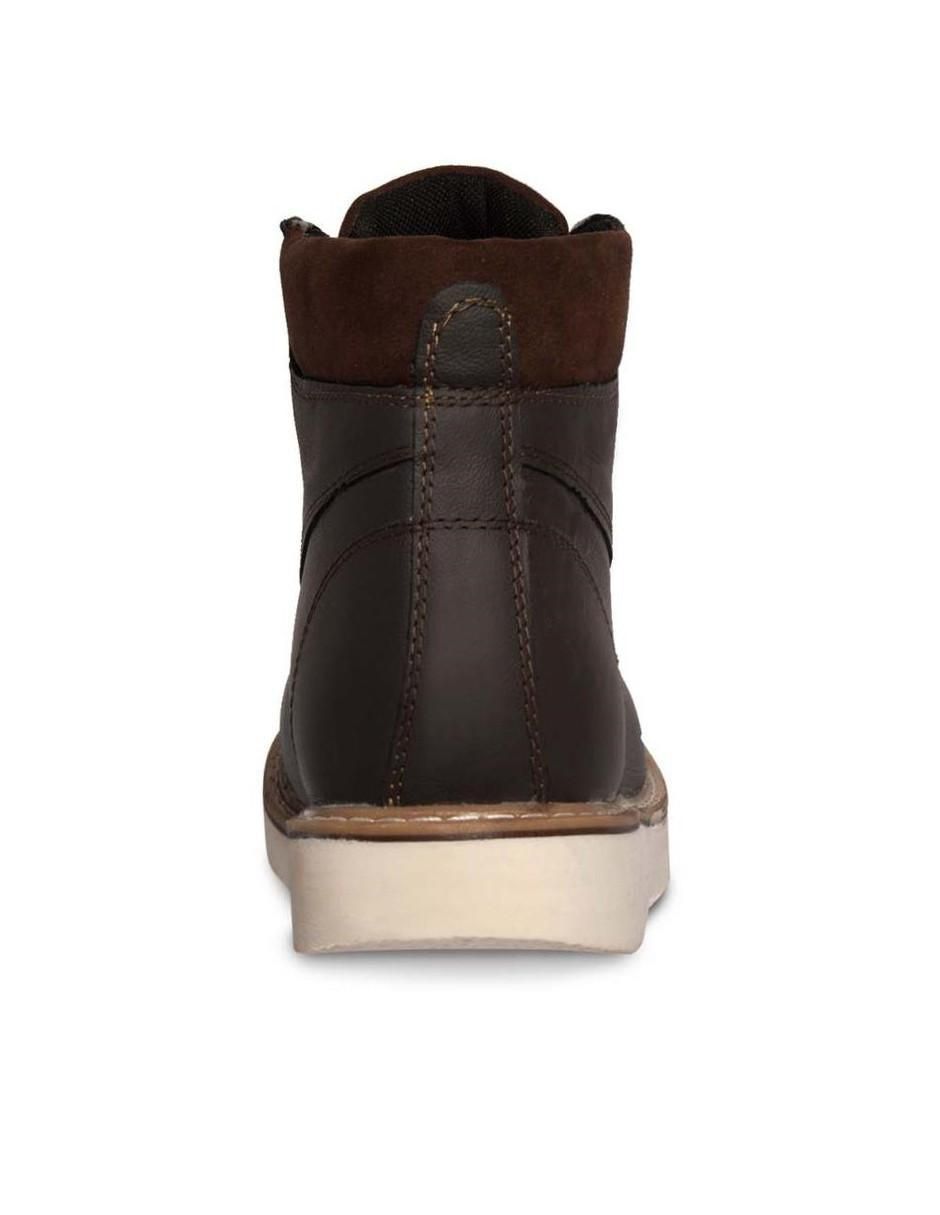 Bota de piel para hombre