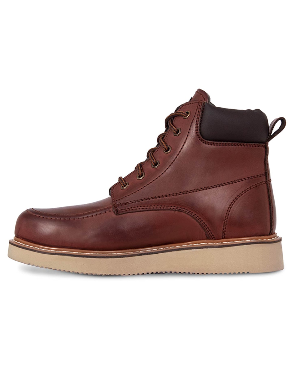 Bota de piel para hombre