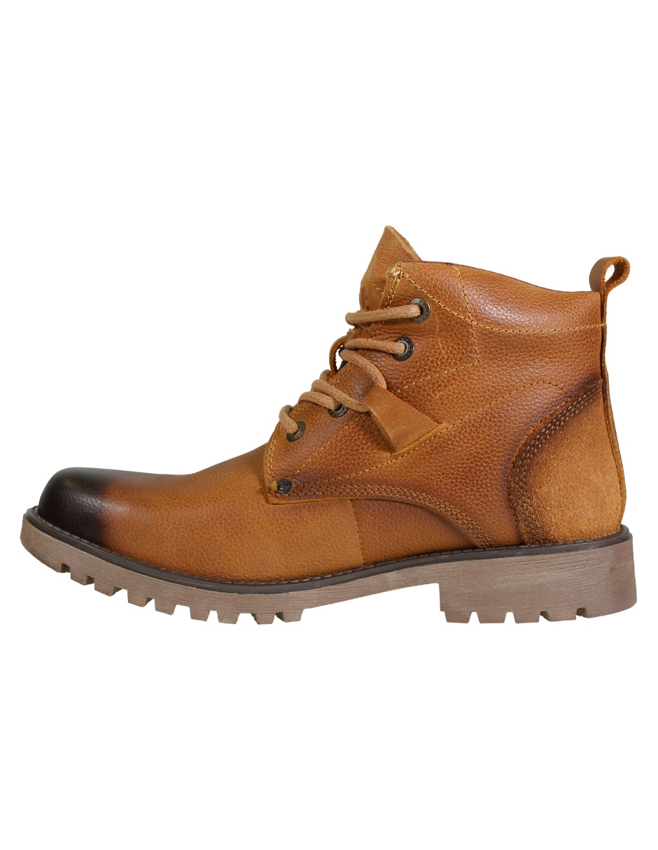Botín de piel para hombre