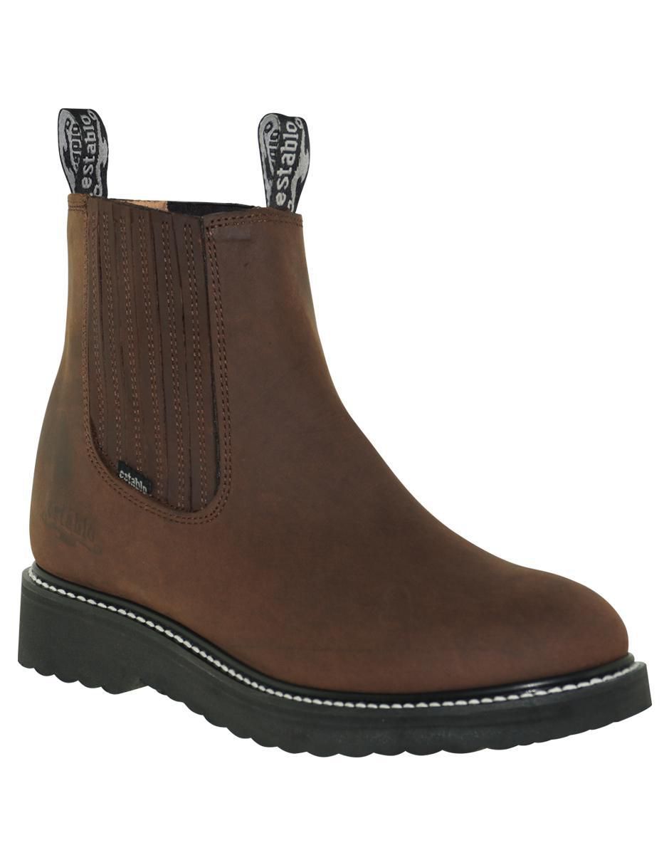 Botín de piel para hombre Botín de piel para hombre