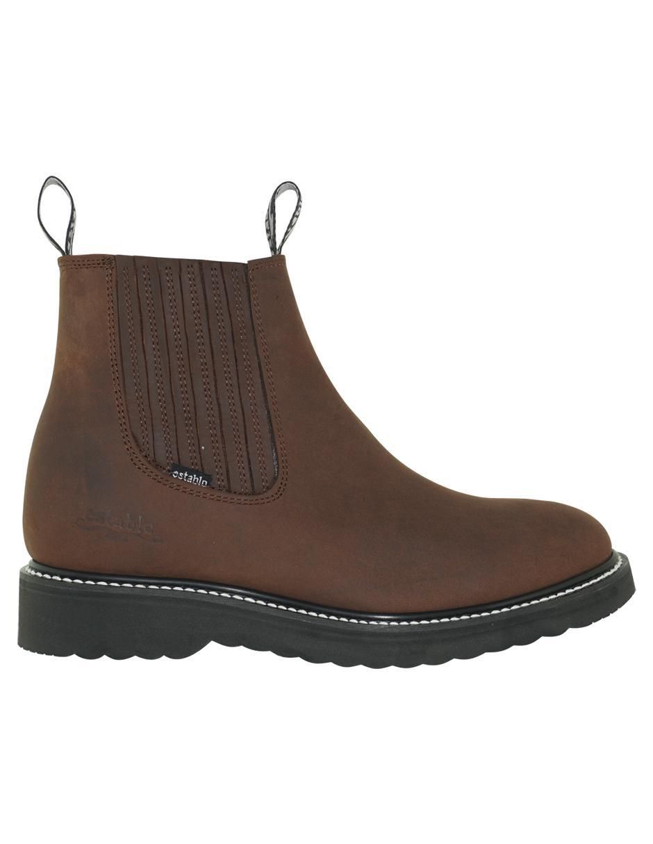Botín de piel para hombre 4