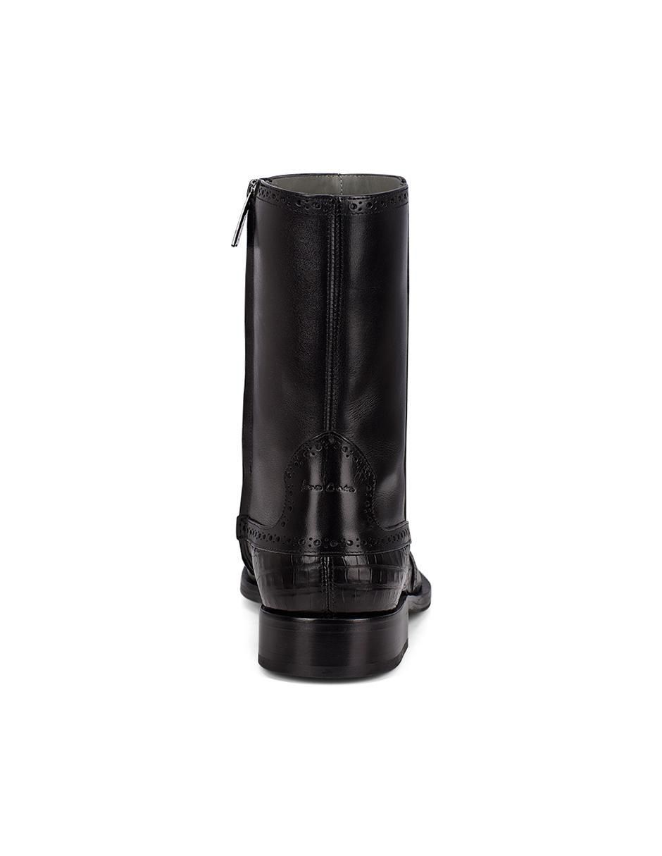 Botín de piel para hombre