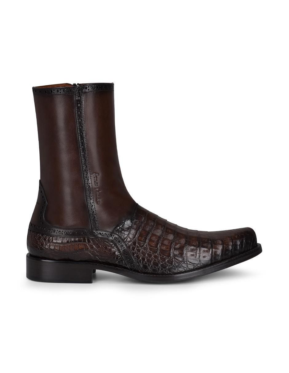 Botín Franco de piel para hombre 2