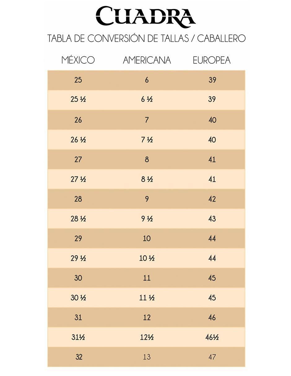 Botín Franco de piel para hombre 8