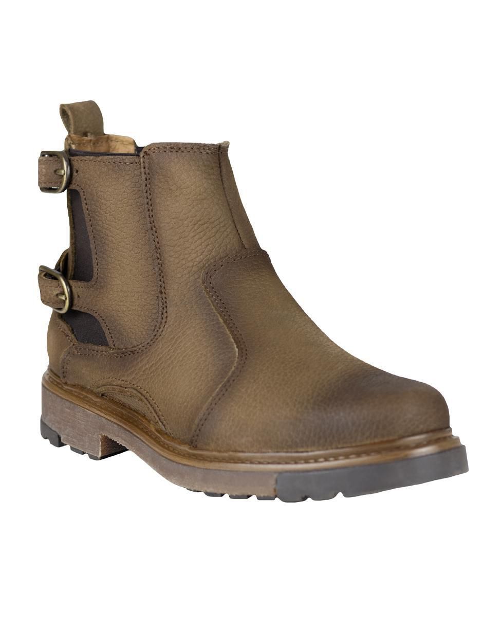 Botín de piel para hombre Botín de piel para hombre