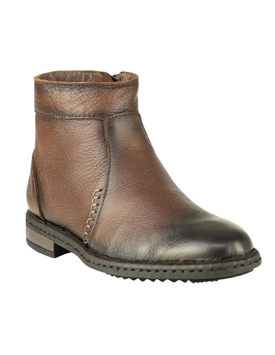 Botín de piel para hombre Botín de piel para hombre