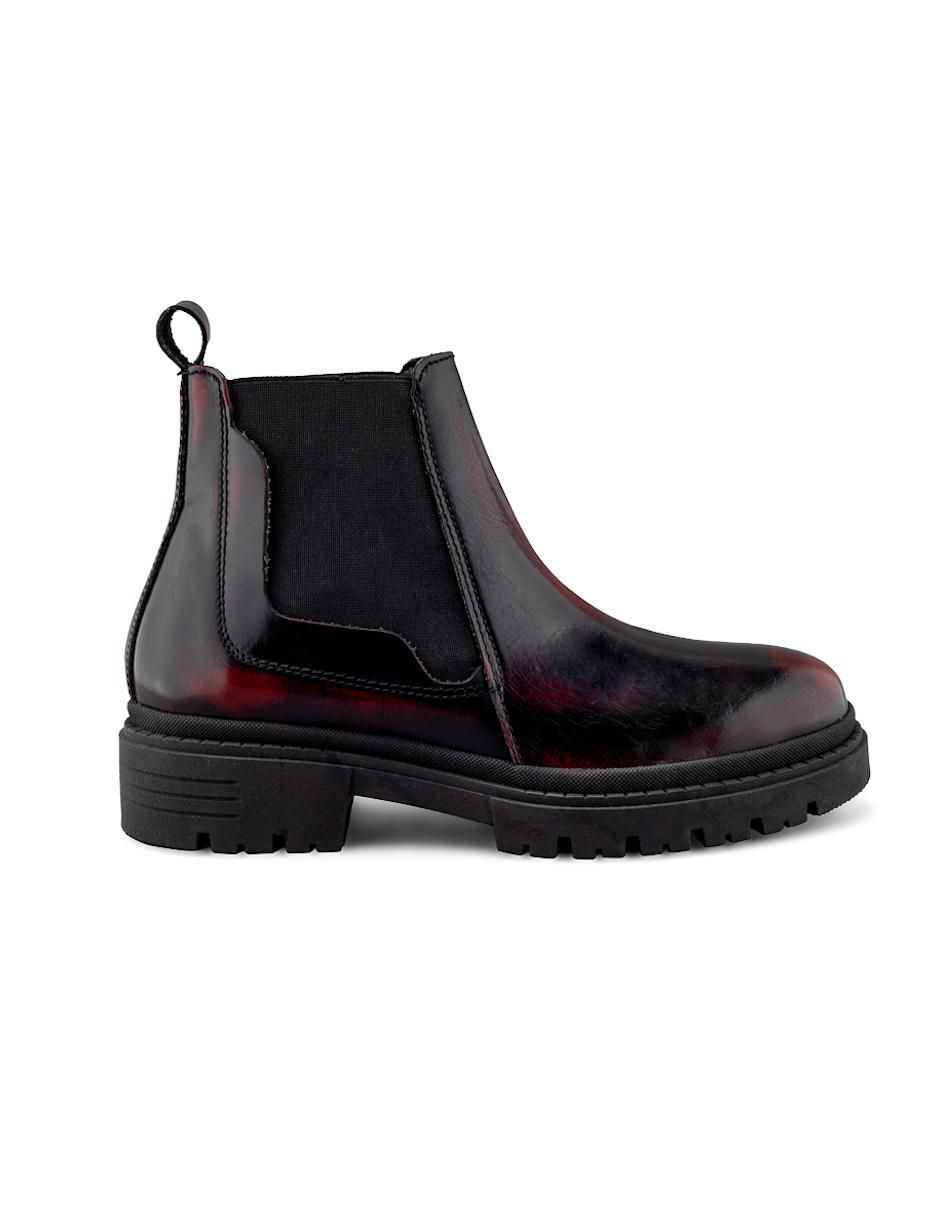 Bota de piel para hombre