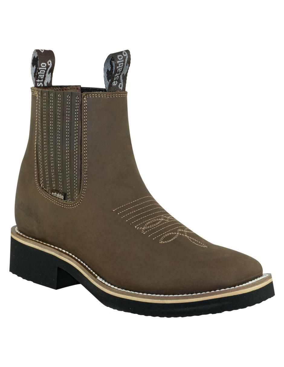 Botín de piel para hombre Botín de piel para hombre