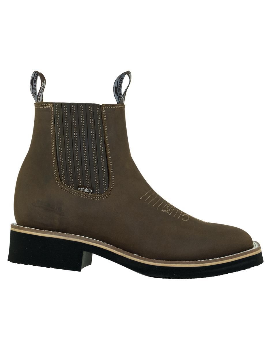 Botín de piel para hombre 4