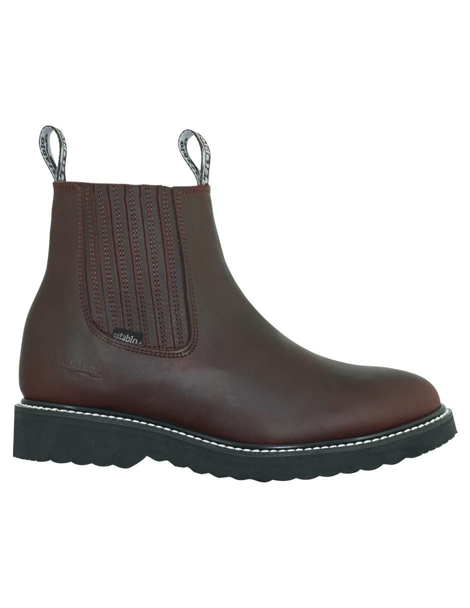Botín de piel para hombre 4