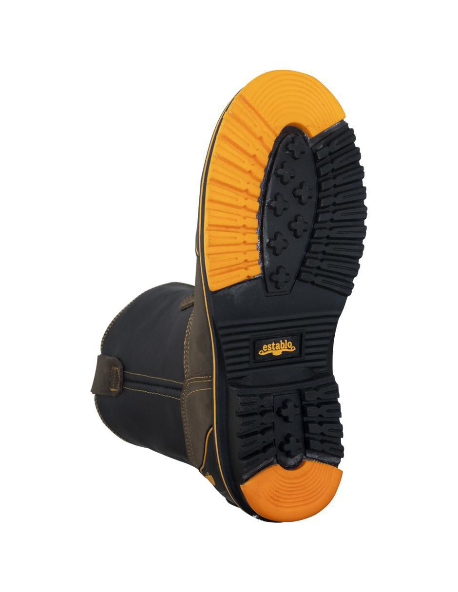 Botín de piel para hombre