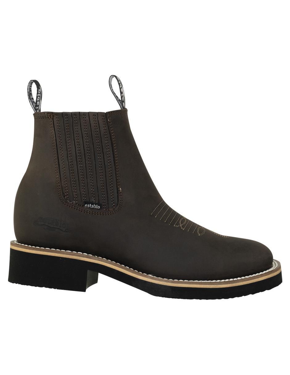 Botín de piel para hombre 4