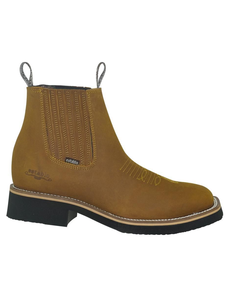 Botín de piel para hombre 4