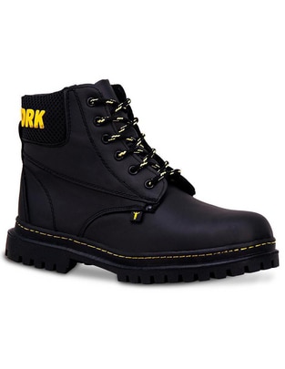 Bota de piel para hombre