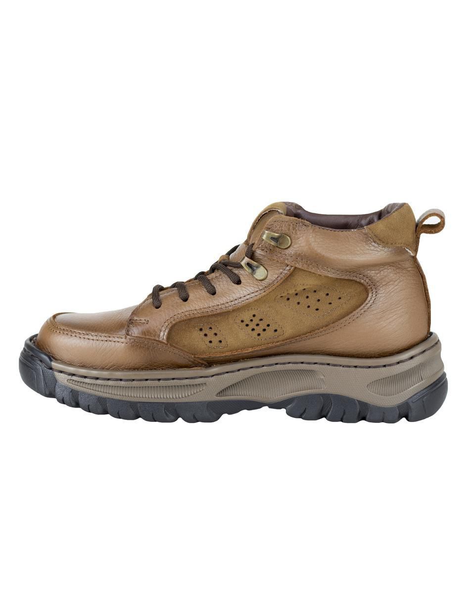 Bota lobo solo de piel para hombre