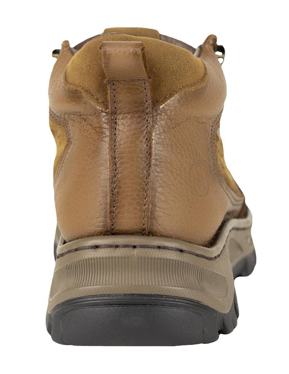 Bota lobo solo de piel para hombre