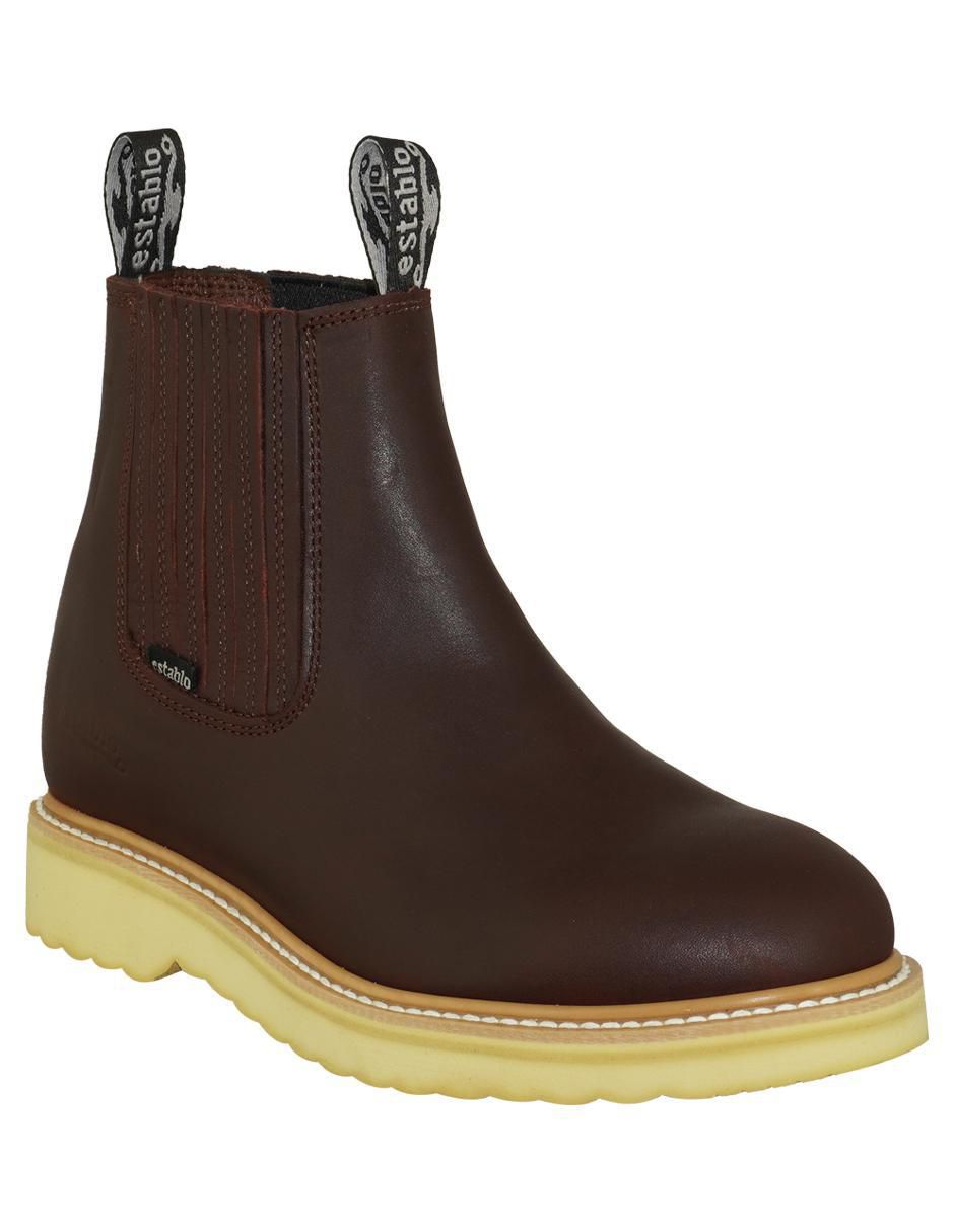 Botín de piel para hombre Botín de piel para hombre