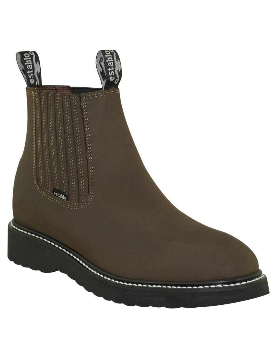 Botín de piel para hombre Botín de piel para hombre