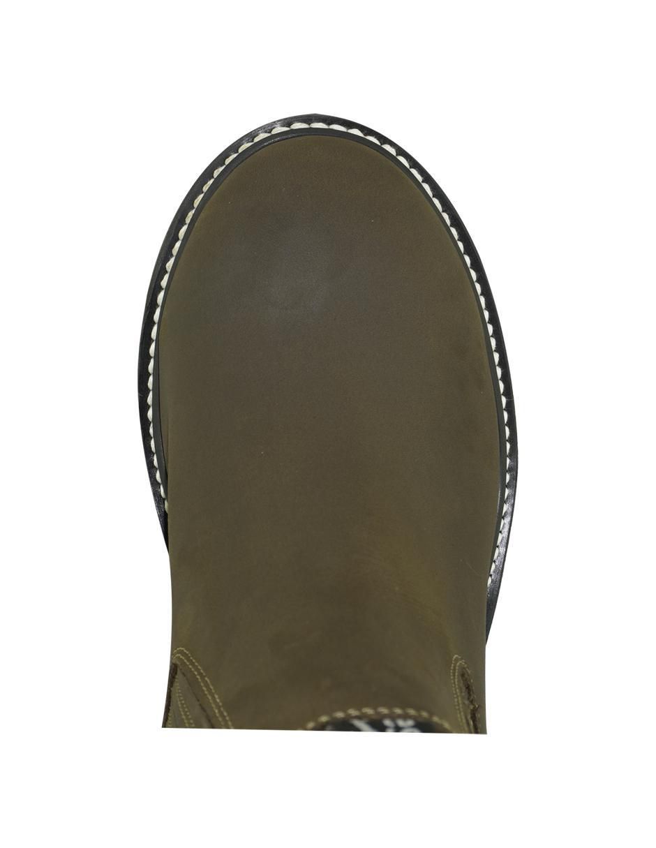 Botín de piel para hombre 4