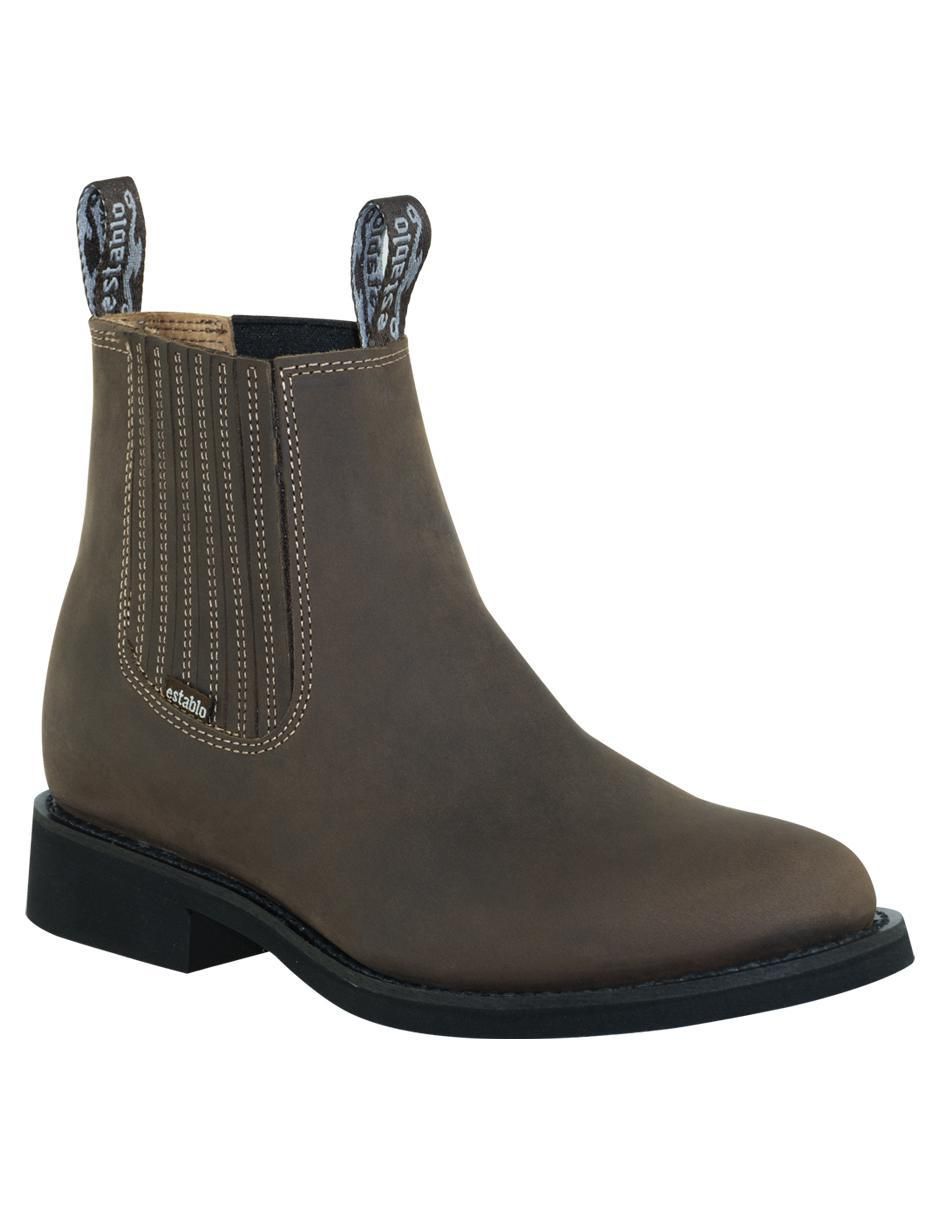 Botín de piel para hombre Botín de piel para hombre