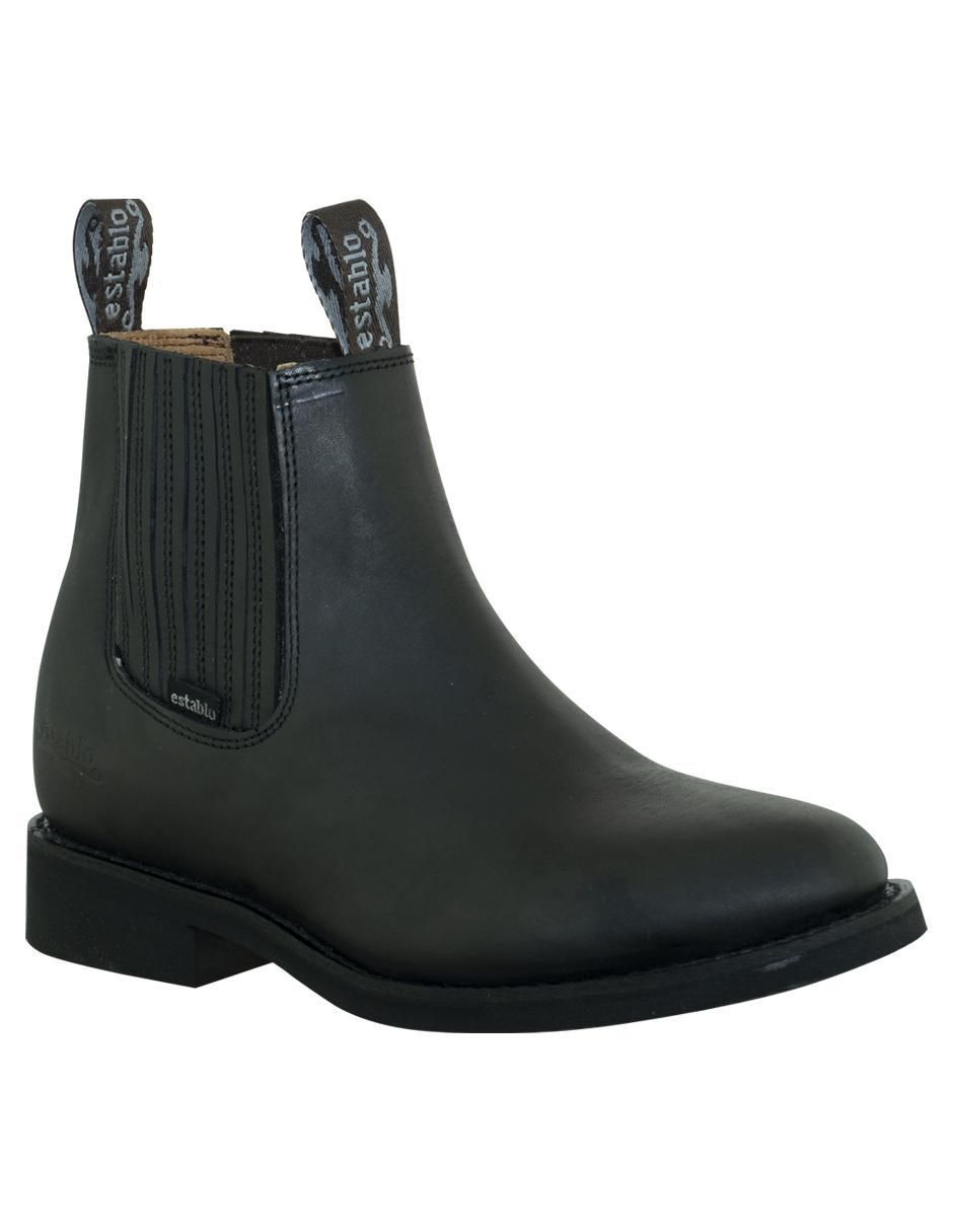 Botín de piel para hombre Botín de piel para hombre