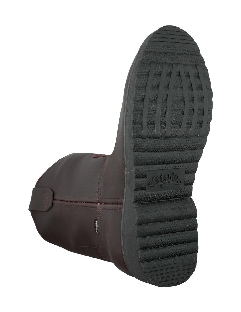 Botín de piel para hombre