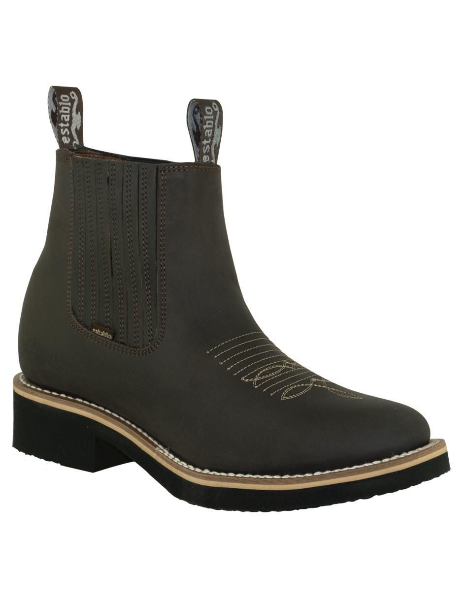 Botín de piel para hombre Botín de piel para hombre