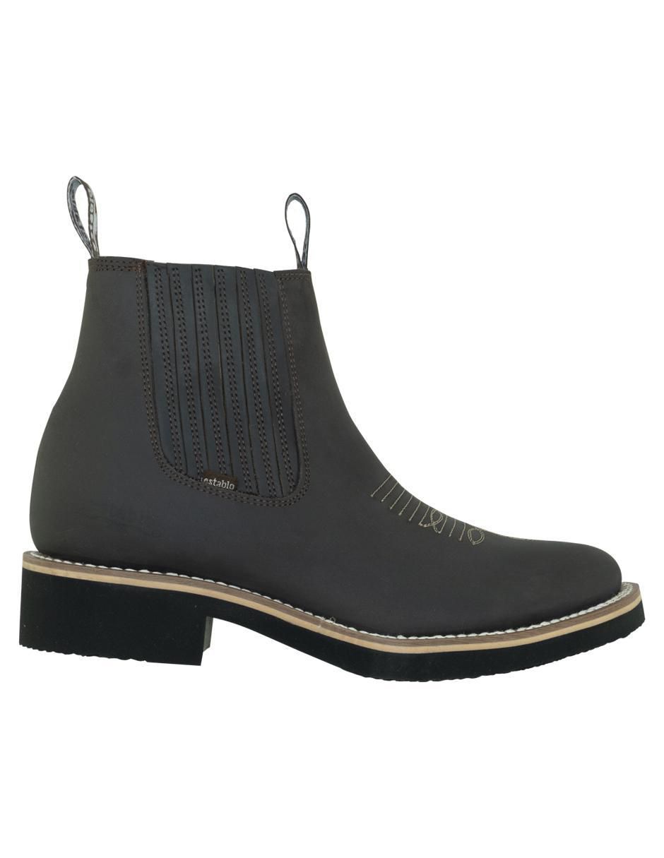 Botín de piel para hombre 4