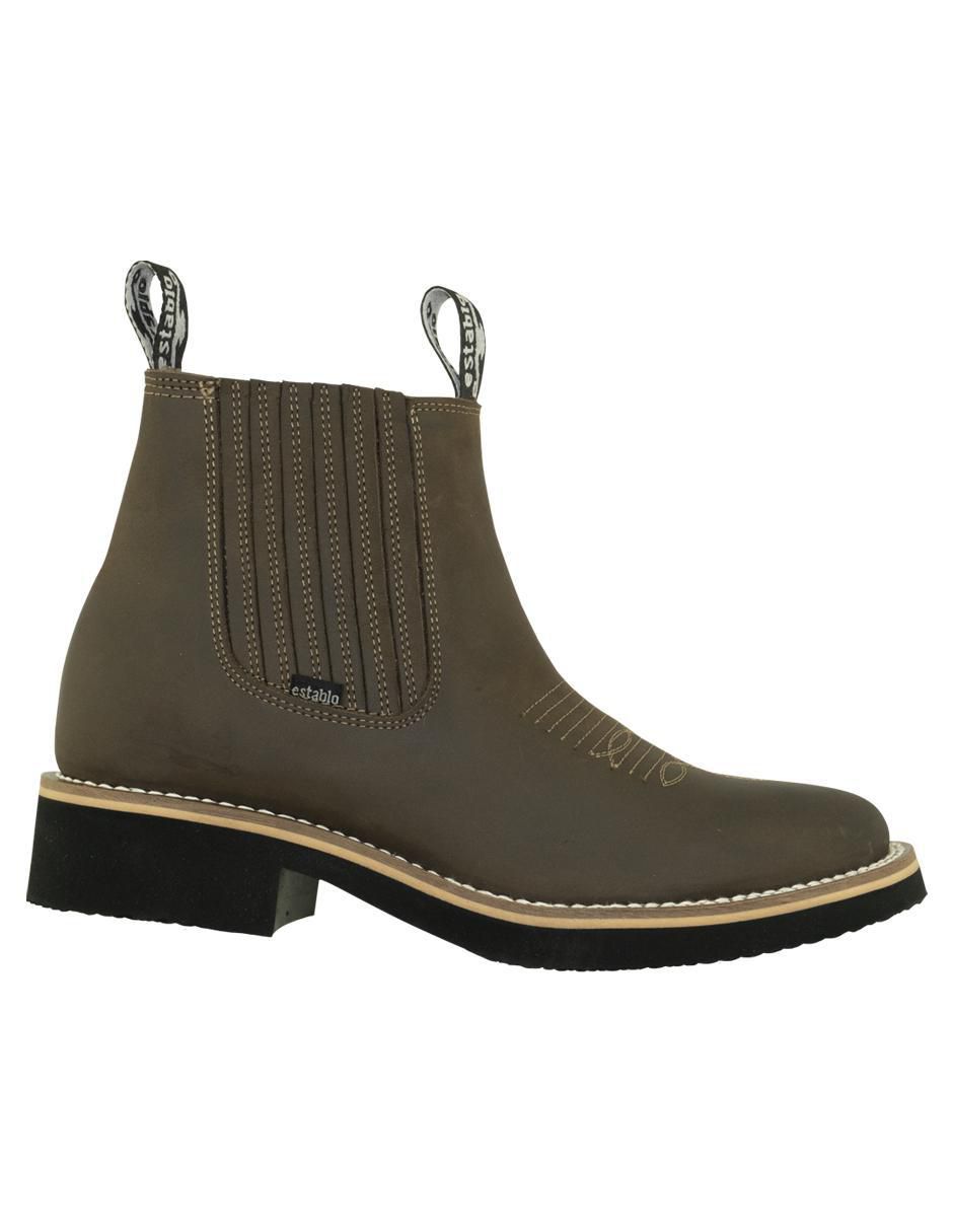 Botín de piel para hombre 3