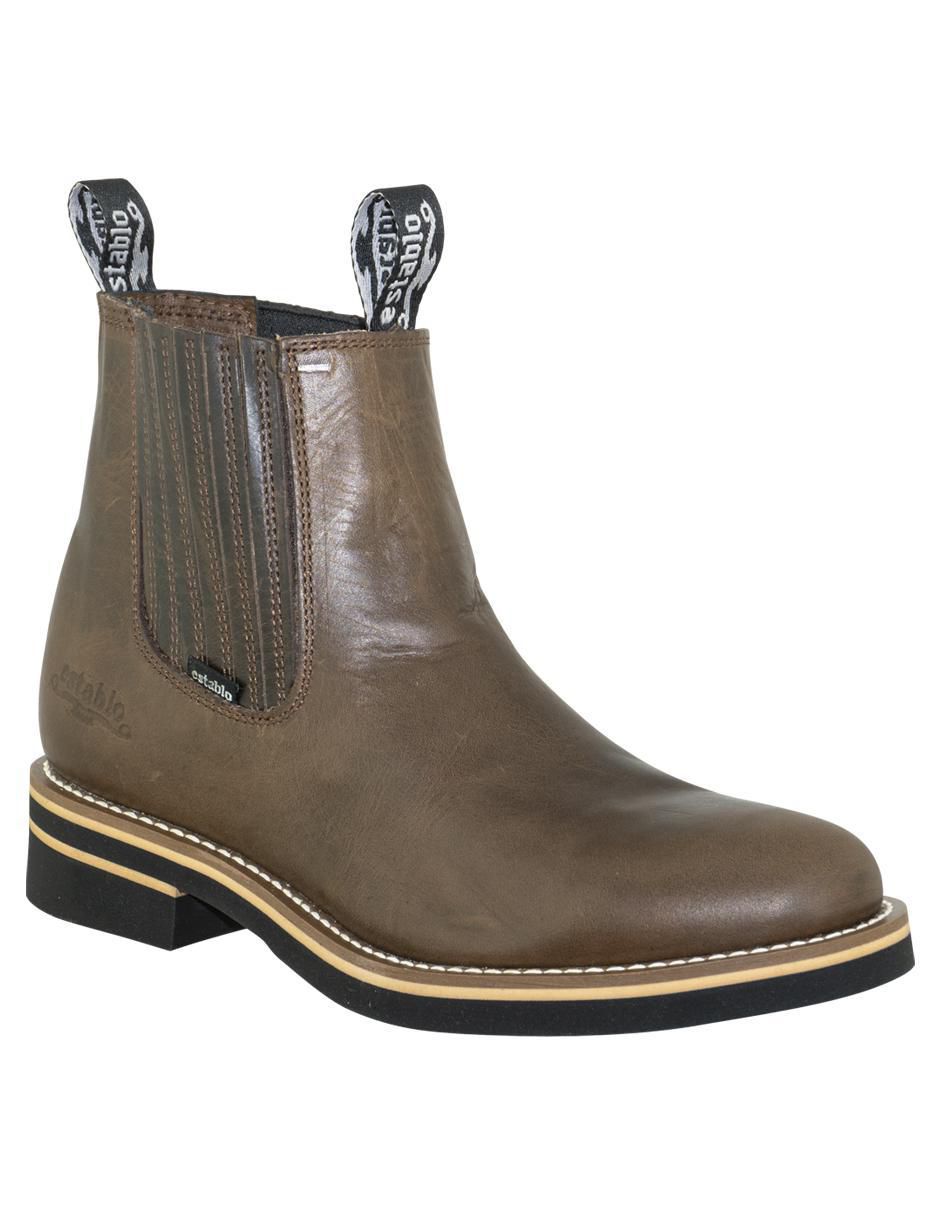 Botín de piel para hombre Botín de piel para hombre