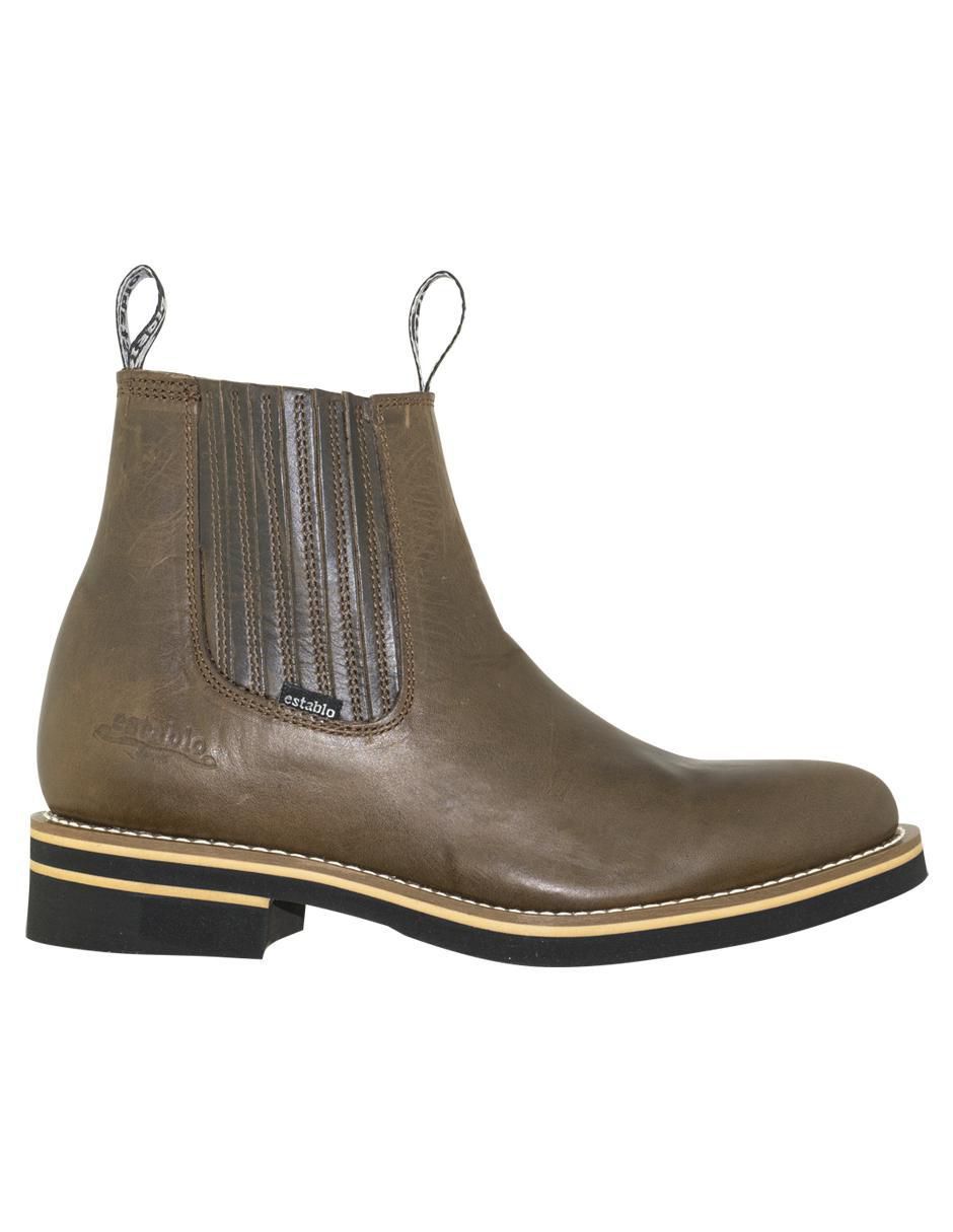 Botín de piel para hombre 4